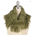 Ladies' Olive Tube Scarf