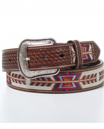 Men's Arrow Basketweave Belt