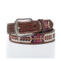 Men's Arrow Basketweave Belt