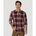 Wrangler® Men's ATG LS Mixed Material Plaid