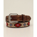 Men's Aztec Stitch Embossed Belt