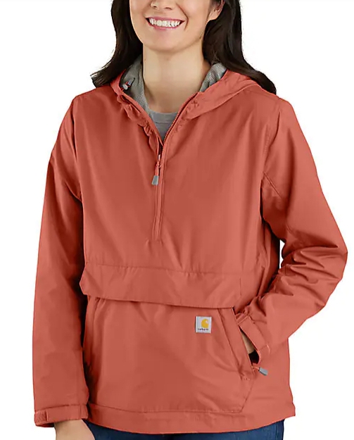 Carhartt rain jacket orange best sale