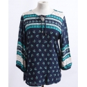 Ladies' 3/4 Sleeve Floral Blouse