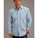 Stetson® Men's LS Western Print Shirt