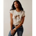 Ariat® Ladies' Caballo Logo SS Tee