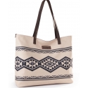 Wrangler® Ladies' Aztec Canvas Tote