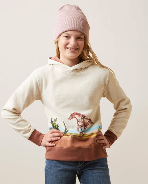 Ariat Girls Wild Horse Sweatshirt Fort Brands