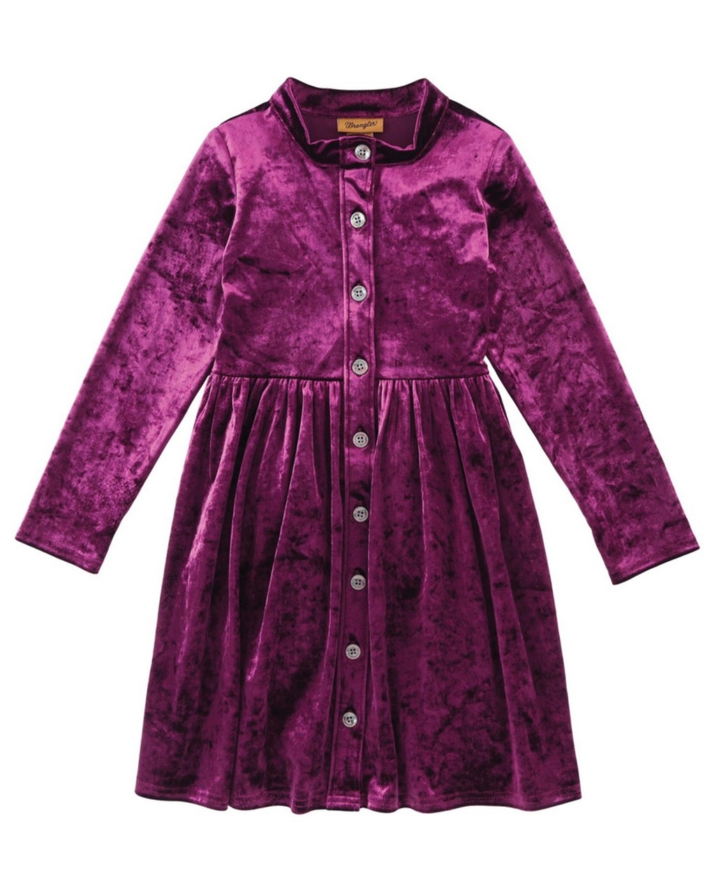 Girls purple hotsell velvet dress