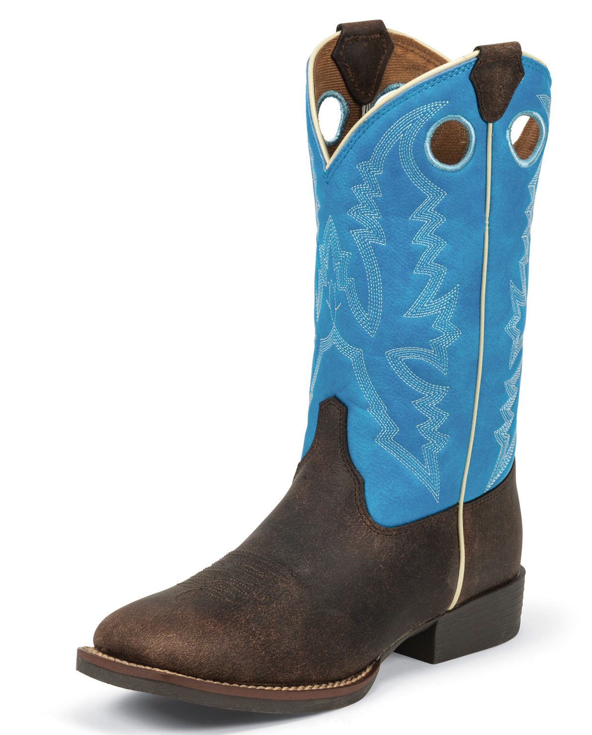 chocolate blue boots