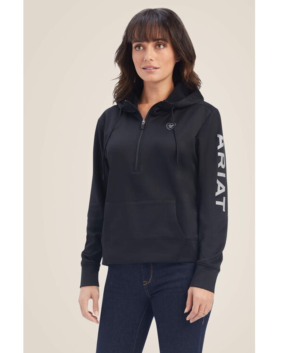 Ariat Ladies TEK 1 2 Zip Hoodie Fort Brands