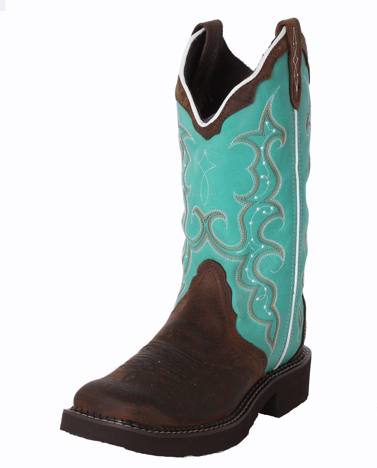 Justin Boots Ladies Gypsy Turquoise Top Boots Fort Brands